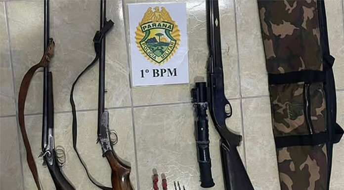 HOMEM É PRESO E TEM ARMAS APREENDIDAS POR VIOLÊNCIA CONTRA MULHER NA LOCALIDADE DE QUEIMADAS