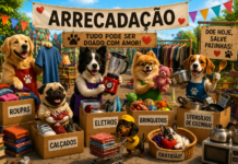 HERÓIS DE PATAS PROMOVE CAMPANHA DE ARRECADAÇÃO PARA BAZAR BENEFICENTE