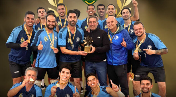 VÔLEI MASCULINO DE PALMEIRA CLASSIFICA-SE PARA FASE MACRORREGIONAL DOS JOGOS ABERTOS DO PARANÁ