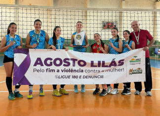 PALMEIRA É CAMPEÃ NO MASCULINO E NO FEMININO DA 3ª ETAPA DO DESAFIO AMCG DE VÔLEI
