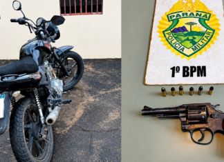 DOIS ADOLESCENTES SÃO APREENDIDOS COM REVÓLVER APÓS TENTATIVA DE FUGA NO CENTRO DE PALMEIRA