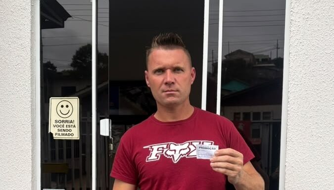VALMIR KUTETSKI É O PRIMEIRO GANHADOR DA PROMOÇÃO DE OUTUBRO DA NOVO GÁS