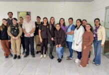 PROCURADORIA DA MULHER E PATRULHA MARIA DA PENHA REALIZAM AÇÕES DE ORIENTAÇÃO EM UNIDADES DE SAÚDE DE PALMEIRA